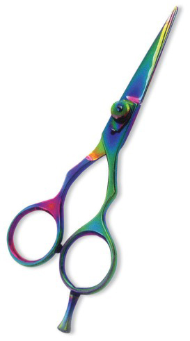 Professional Hair Cutting Scissor with razor edge. Multicolor Coating