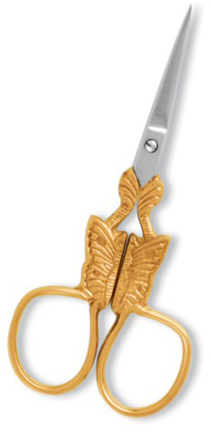 Fancy Scissor. Half Gold